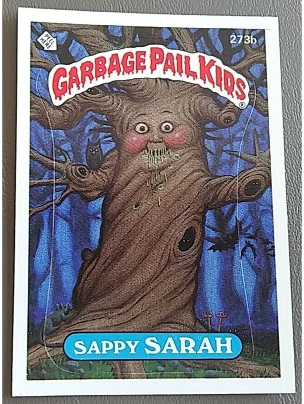 1987 TOPPS GARBAGE PAIL KIDS 273B SAPPY SARAH